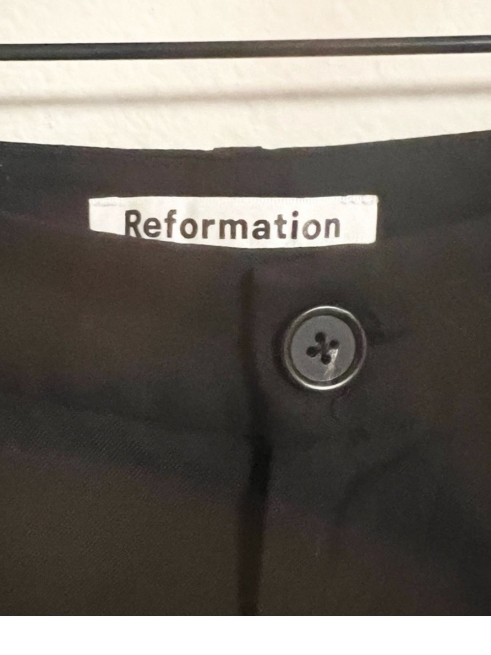 Reformation Mason high-waist pant in black. Size 4 EUC - Picture 4 of 5